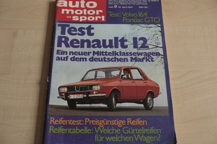 Deckblatt Auto Motor und Sport (09/1970)